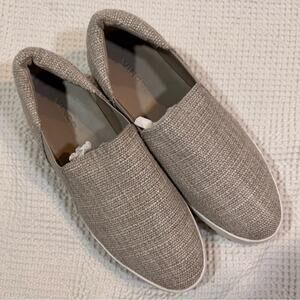 Vince Linen Warren Linen Slip-on Sneaker Platform Comfort Office Casual Wear 9
